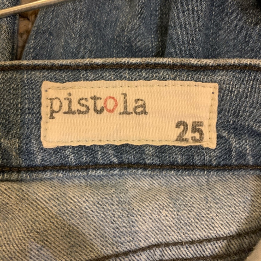 Pistola Destroyed Ankle Jeans, Size 25 - Picture 3 of 3